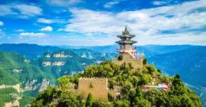 山西临汾乡宁县云丘山半日游流水账——风景和人文缺一不可 4 云丘山登顶